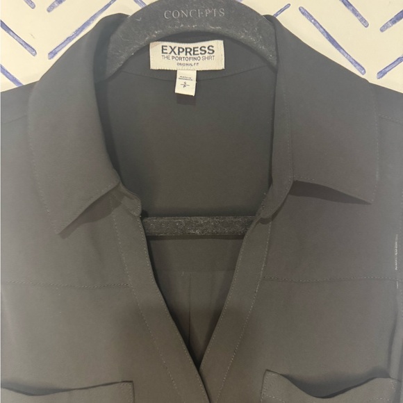 Express Black Sleeveless Portofino Blouse Size small - Picture 3 of 7